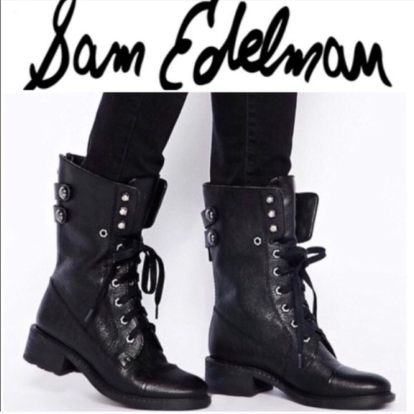 sam edelman darwin combat boots